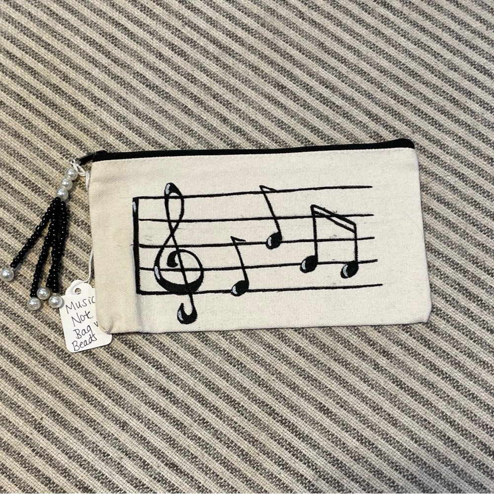 Hand Painted Zipper Bag